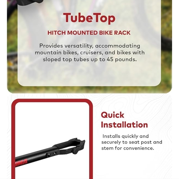 Yakima bike top tube adapter - Picture 3 of 5